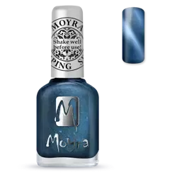 SP33 Magnetic Blue Stamping neglelak, Moyra